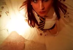 Sesso con sottile ed elegante in Calze, Sperma Sperma Sulle labbra. xxx amatoriali veri